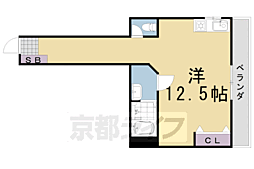 メゾンS&J ワンルームの間取図画像