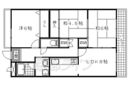 エリセオびわ湖 3LDKの間取図画像