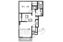 ボナール・ディアコート 1LDKの間取図画像