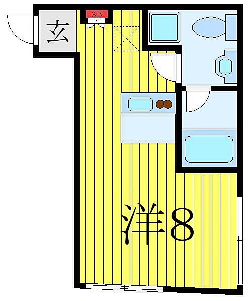 CREAL板橋氷川町 403｜東京都板橋区氷川町(賃貸マンション1R・4階・17.24㎡)の写真 その2