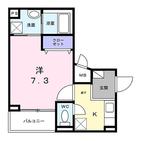 クラルテ目白 201｜東京都豊島区目白5丁目(賃貸マンション1K・2階・26.54㎡)の写真 その2