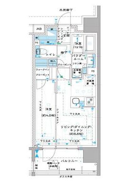 オーパスレジデンス中板橋 708｜東京都板橋区中板橋(賃貸マンション1LDK・7階・35.37㎡)の写真 その2