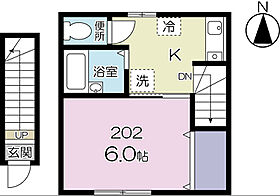 第二豊田コーポ 202 ｜ 東京都練馬区氷川台4丁目43-21（賃貸アパート1K・2階・26.08㎡） その2