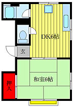 坂本荘 201 ｜ 埼玉県川口市川口1丁目5-35（賃貸マンション1DK・2階・25.58㎡） その2