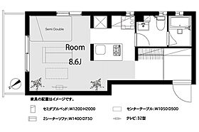 センチュリー新宿 101 ｜ 東京都新宿区余丁町9-12（賃貸マンション1R・1階・28.47㎡） その2