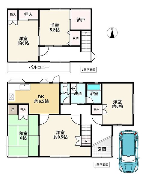 間取りを拡大表示