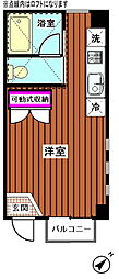 ラパラッツォ ワンルームの間取図画像