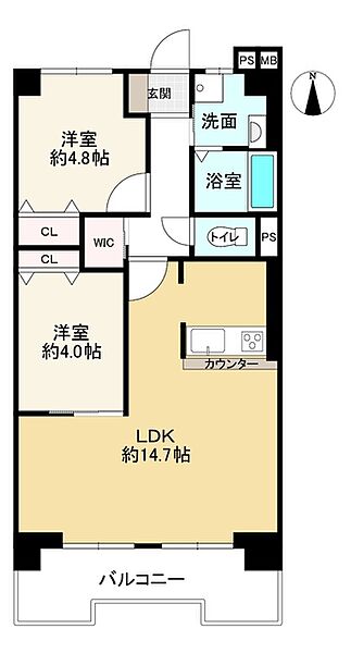 間取りを拡大表示