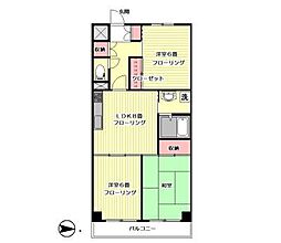 ピエール目白館 1階3LDKの間取り