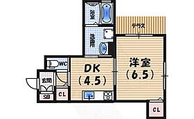 Ｄ-ｒｏｏｍ甲子園  ｜ 兵庫県西宮市甲子園浦風町（賃貸アパート1DK・1階・28.12㎡） その2