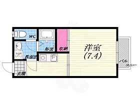 Scariet　Hills  ｜ 兵庫県西宮市六軒町（賃貸アパート1K・2階・25.20㎡） その2