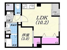 大桝マンション  ｜ 兵庫県芦屋市大桝町（賃貸マンション1LDK・4階・32.00㎡） その2