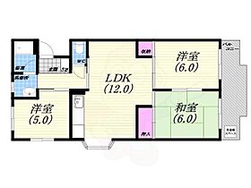 ハイツ百番館1  ｜ 兵庫県西宮市中前田町（賃貸マンション3LDK・2階・63.14㎡） その2