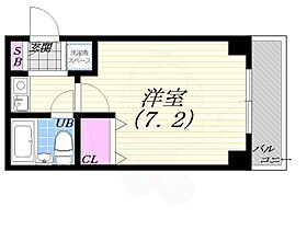 プレンティハウス  ｜ 兵庫県西宮市小松南町３丁目（賃貸マンション1K・2階・17.35㎡） その2