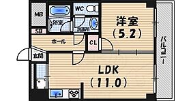 兵庫県芦屋市松ノ内町（賃貸マンション1LDK・3階・40.20㎡） その2