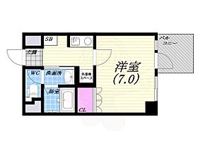 プレッツァ西宮  ｜ 兵庫県西宮市馬場町2番31号（賃貸マンション1K・5階・27.91㎡） その2