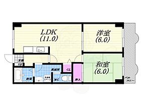 フォルチューナ芦屋  ｜ 兵庫県芦屋市南宮町（賃貸マンション2LDK・2階・62.13㎡） その2