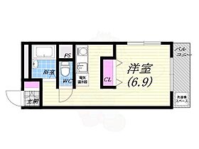 メゾン・ド・リアン 501 ｜ 兵庫県西宮市戸田町（賃貸マンション1R・5階・25.50㎡） その2