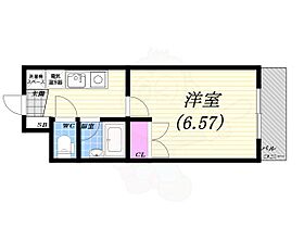 アルザ夙川  ｜ 兵庫県西宮市羽衣町（賃貸マンション1K・2階・21.30㎡） その2