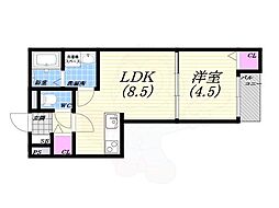間取図画像 1LDK