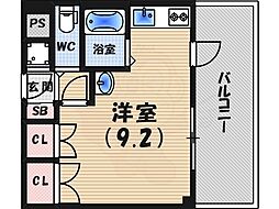 NDビルハイツ ワンルームの間取図画像