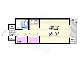 シェルフブラン南甲子園  ｜ 兵庫県西宮市今津巽町（賃貸マンション1R・4階・20.40㎡） その2