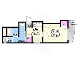 ベルトピア・クラクエン  ｜ 兵庫県西宮市獅子ケ口町（賃貸マンション1DK・1階・23.45㎡） その2