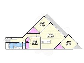 兵庫県西宮市苦楽園三番町（賃貸マンション3LDK・1階・90.12㎡） その2