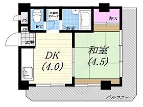 東芦屋マンション 301 ｜ 兵庫県芦屋市東芦屋町（賃貸マンション1DK・3階・24.75㎡） その2