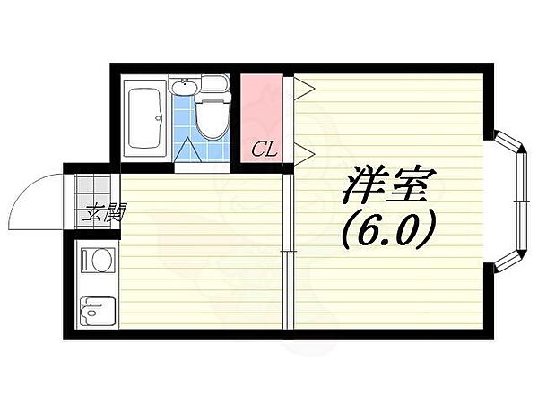 INNOV甲子園 ｜兵庫県西宮市今津巽町(賃貸マンション1DK・3階・18.90㎡)の写真 その2