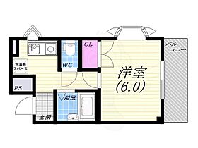 兵庫県西宮市中屋町（賃貸マンション1K・2階・22.19㎡） その2