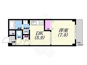 セレナ東甲子園  ｜ 兵庫県西宮市里中町２丁目8番5号（賃貸マンション1DK・3階・34.03㎡） その2