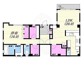 松生ビラ  ｜ 兵庫県西宮市松生町（賃貸マンション1LDK・1階・85.00㎡） その2