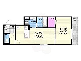 アルカンシエル  ｜ 兵庫県西宮市中殿町（賃貸アパート1LDK・3階・47.93㎡） その2