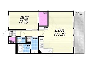 キャッスルプラザ西宮  ｜ 兵庫県西宮市馬場町（賃貸マンション1LDK・8階・56.90㎡） その2