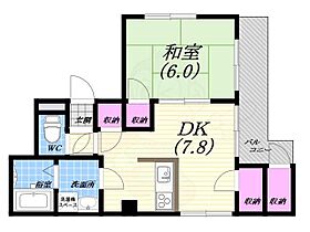 レックワン  ｜ 兵庫県西宮市江上町（賃貸マンション1DK・3階・35.60㎡） その2