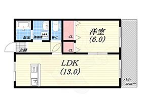 兵庫県西宮市宮西町（賃貸アパート1LDK・1階・42.50㎡） その2