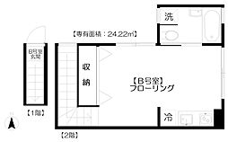 SOLAcourt ワンルームの間取図画像