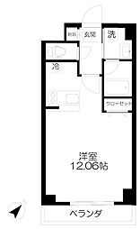 ルリアン吉祥寺 ワンルームの間取図画像