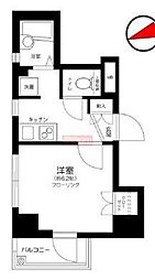 ラ・レジダンス・ド・千駄木 1Kの間取図画像