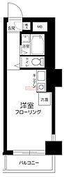 江戸川橋センチュリープラザ21 ワンルームの間取図画像