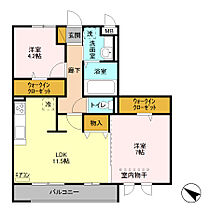 埼玉県戸田市笹目4丁目（賃貸アパート2LDK・2階・57.32㎡） その2