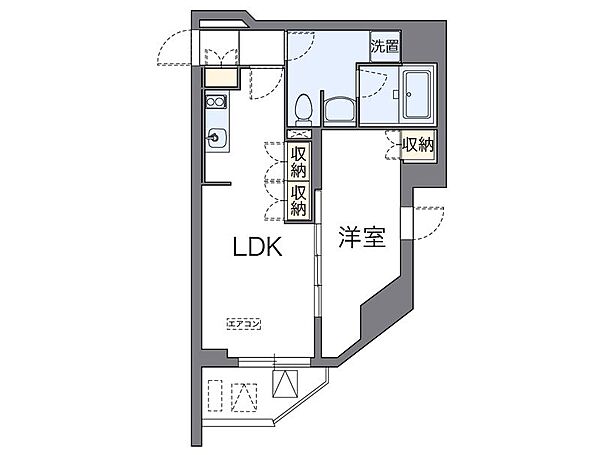 東京都文京区音羽1丁目(賃貸マンション1LDK・6階・43.38㎡)の写真 その2