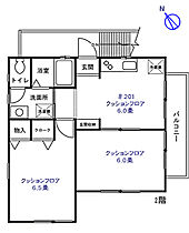 東京都豊島区千早4丁目（賃貸アパート2LDK・2階・41.40㎡） その2