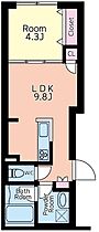 東京都荒川区西日暮里6丁目（賃貸マンション1LDK・1階・32.30㎡） その2