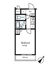 東京都板橋区前野町3丁目（賃貸マンション1K・5階・22.36㎡） その2