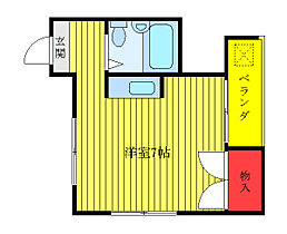 グリーンヒルズ 301 ｜ 東京都北区上十条4丁目（賃貸マンション1R・3階・16.00㎡） その2