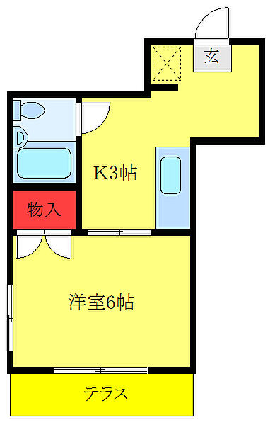 フローレンス本町 101｜東京都板橋区本町(賃貸アパート1K・1階・20.00㎡)の写真 その2