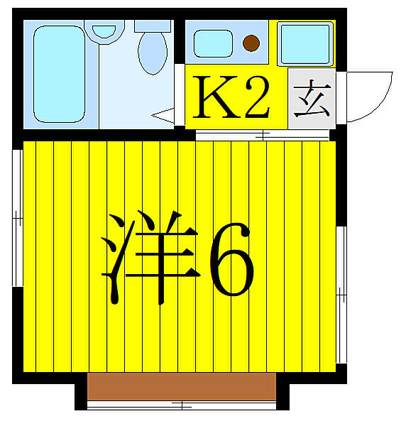 東京都板橋区大谷口上町(賃貸アパート1K・1階・16.00㎡)の写真 その2