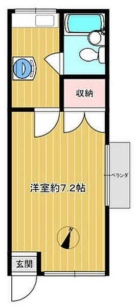 アテスエハイツ東十条 201｜東京都北区東十条3丁目(賃貸アパート1K・2階・19.83㎡)の写真 その2